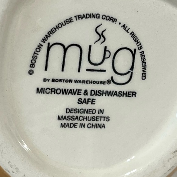 Easter Ceramic Mug Boy Girl Pair 16 oz Hand Painted Pastel Bunny Gift Set - Picture 11 of 11